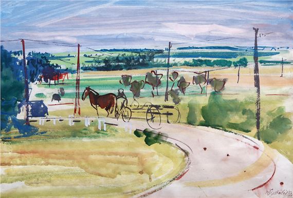 NAD SKUHROVEM V ORLICKÝCH HORÁCH by Vojtěch Sedláček, 1935