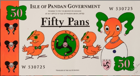 Artwork by Shang Simin, 50 Pans, Made of Texture digital micro spray