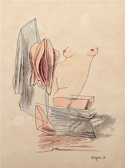 ŽENSKÉ TORZO by Toyen, 1938