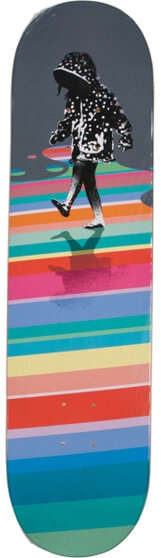 Artwork by Eelus, After the Rain, Made of Archival pigment print in colors on skate deck