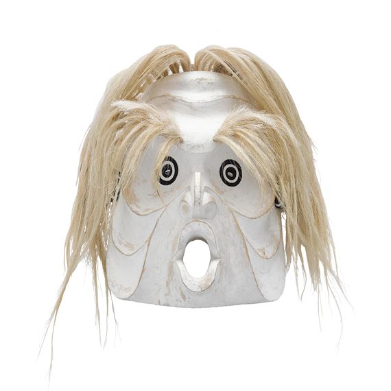 A Beau Dick mask, "Pookmis," by Beau Dick, 1991