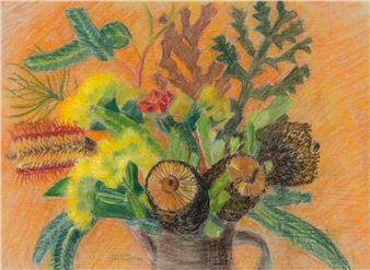 BANKSIA AND BOTTLEBRUSH - Nerelie Derbyshire