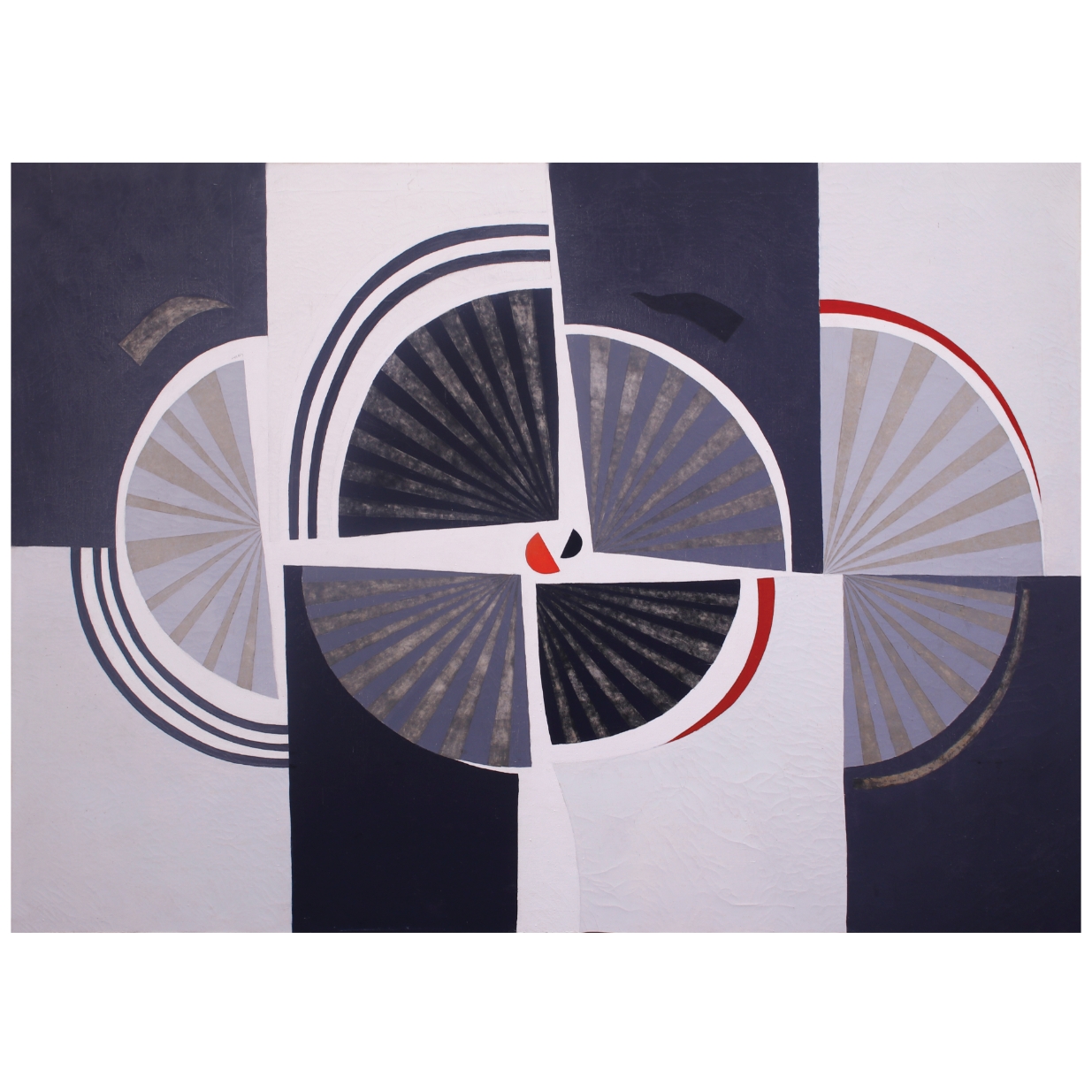 Artwork by Lao Lian Ben, Tryst, Made of mixed media on canvas