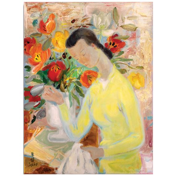 Composition 25P by Lê Phổ, circa 1975