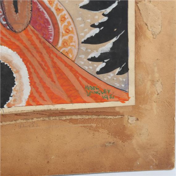 Artwork by Noel Langley, Arabian Nights, Made of watercolour illustration