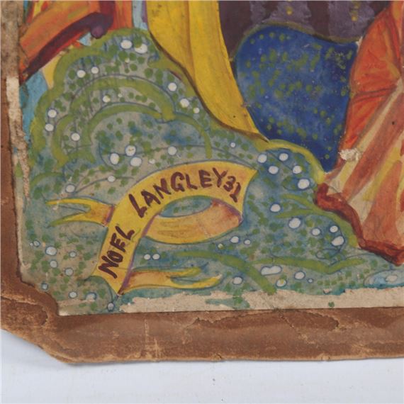 Artwork by Noel Langley, Robin Hood, Made of watercolour, illustration