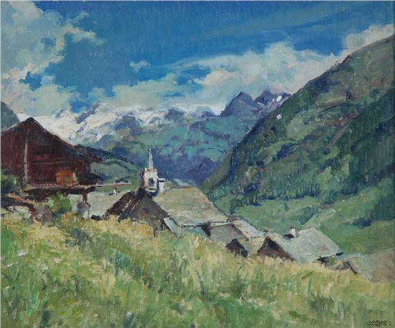 Paesaggio montano by Carlo Musso