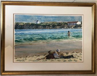 Baignade au Portugal - Alain Azemar