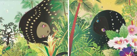 Building head: chameleon by Chiho Aoshima, 2006