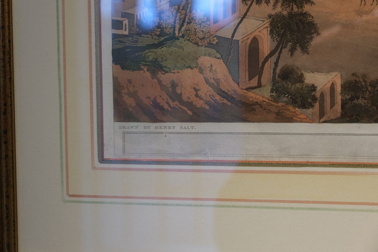 Artwork by Daniel Havell, Henry Salt, S. Rawle, View of Grand Cairo, Made of hand coloured aquatint