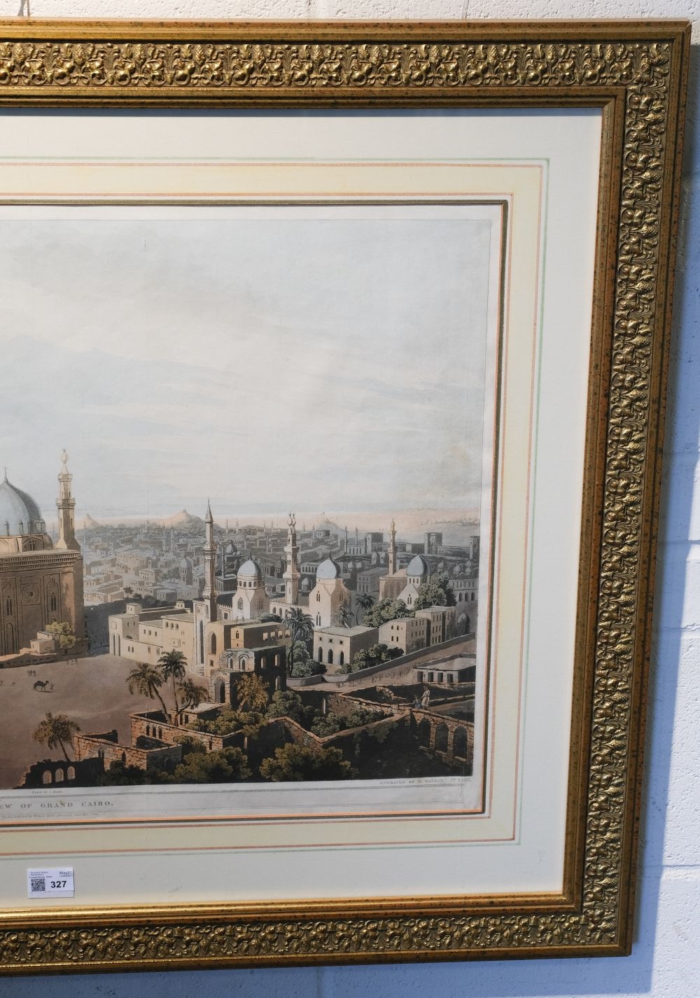 Artwork by Daniel Havell, Henry Salt, S. Rawle, View of Grand Cairo, Made of hand coloured aquatint