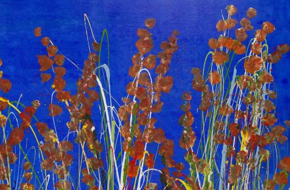 Fox Gloves in Deepblue by Max Milan, 2020