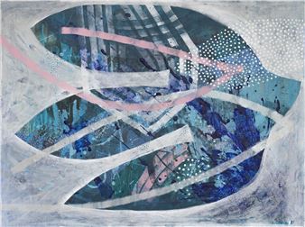 Kompozycja niebieska - Agnieszka Czekaj