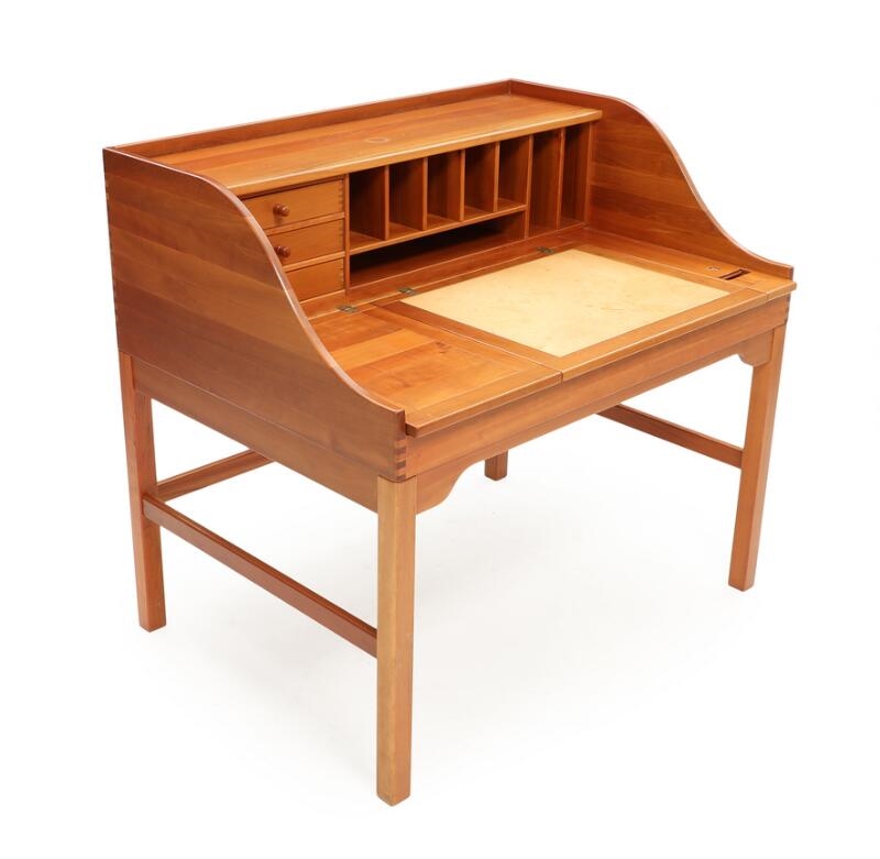 Andreas Hansen A freestanding solid cherry wood writing desk MutualArt