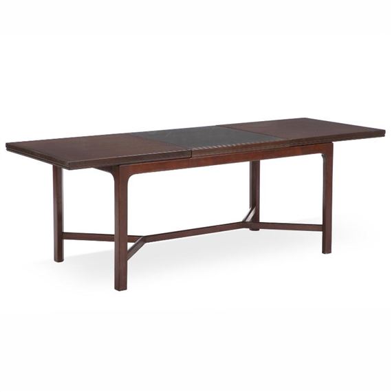 Thorald Madsen Coffee table of mahogany with sliding top MutualArt