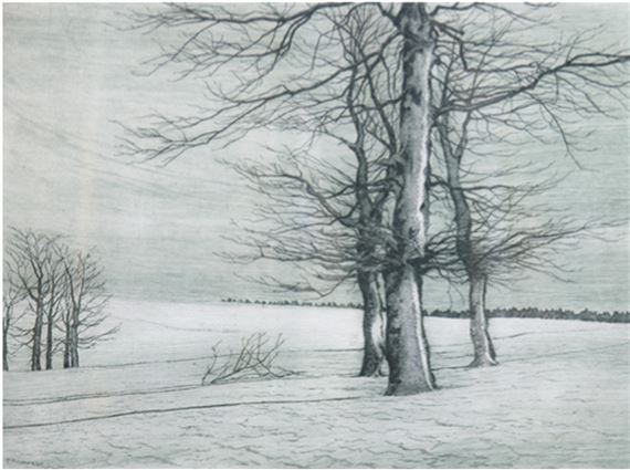 Eisiger Tag by Paul Leschhorn