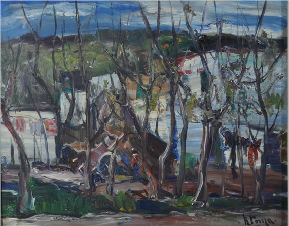 Paesaggio con alberi by Toma Radames