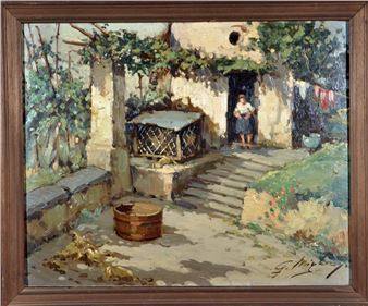 Cortile rustico - Guglielmo Migliore