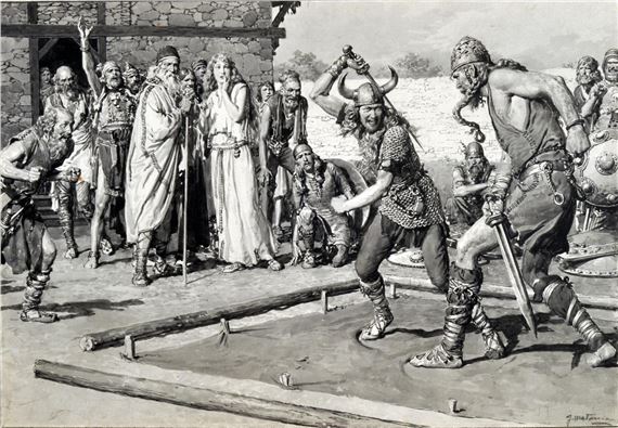 I Vichinghi by Fortunino Matania