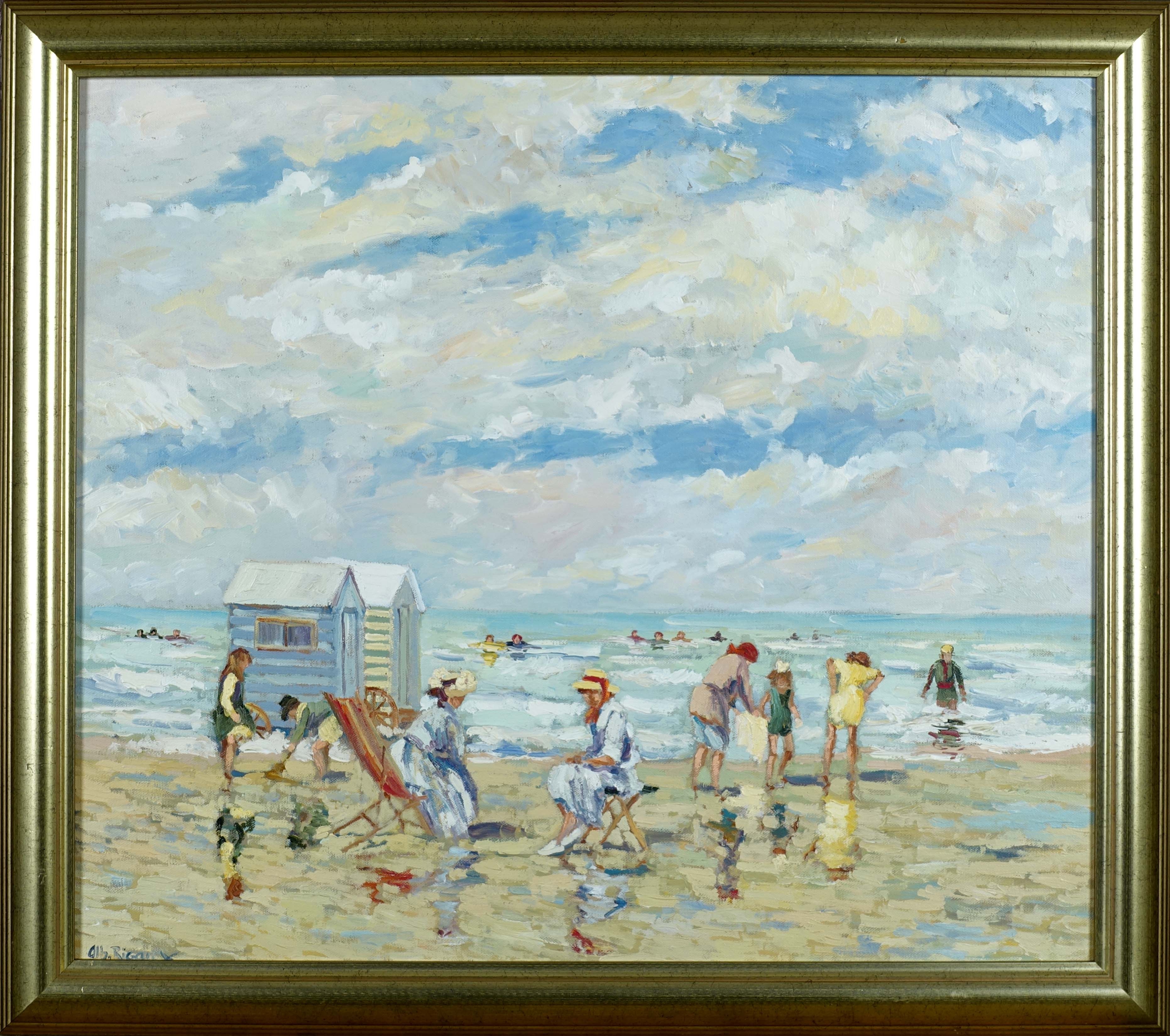 Albert Rigaux | Les cabines de plage | MutualArt