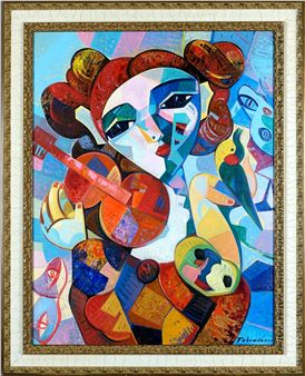 Lady with the bird - Igor Tcholaria