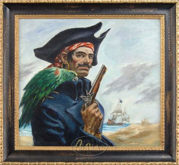 PIRATE ILLUSTRATION by John Alan Maxwell