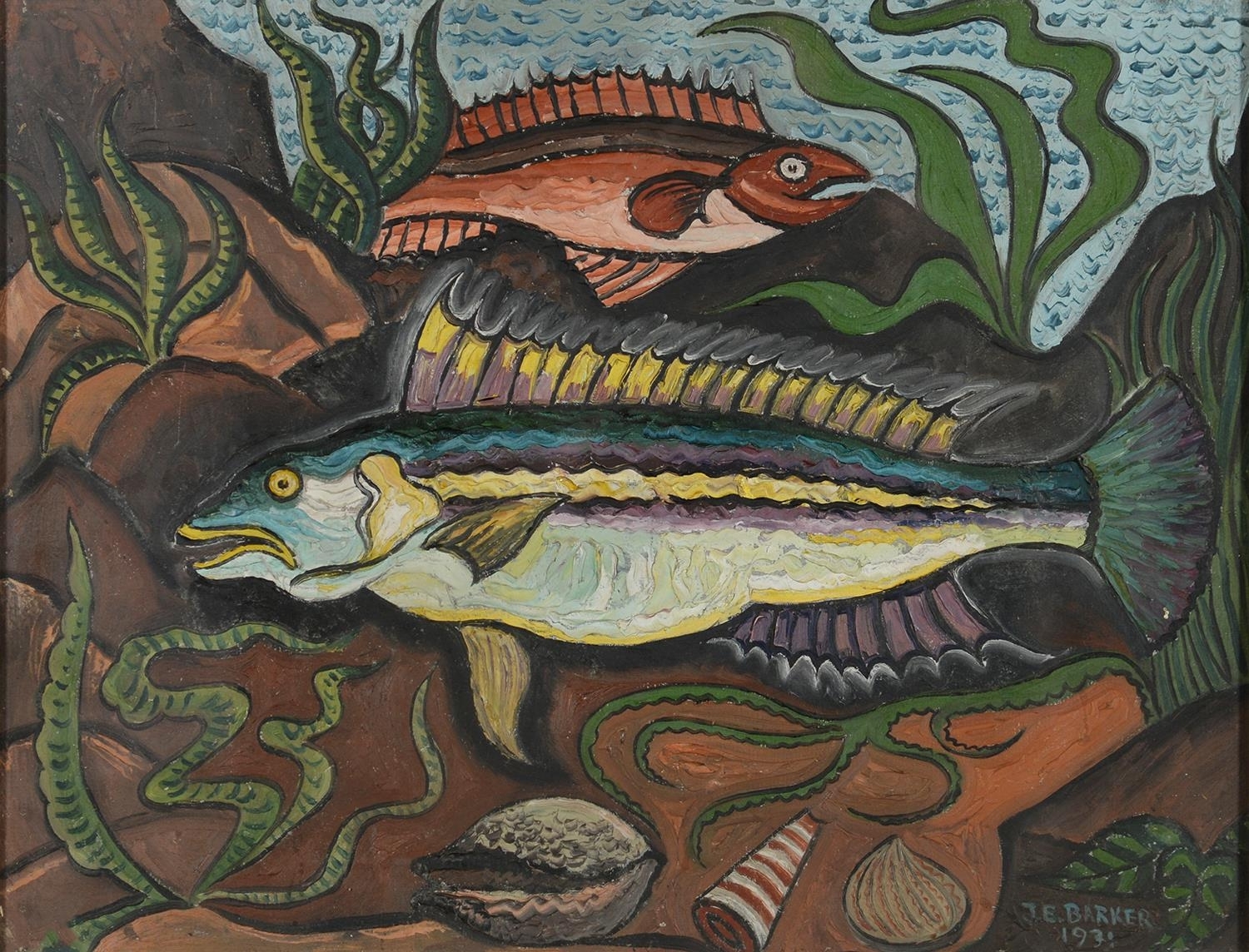 John Edward Barker | FISH (1951) | MutualArt