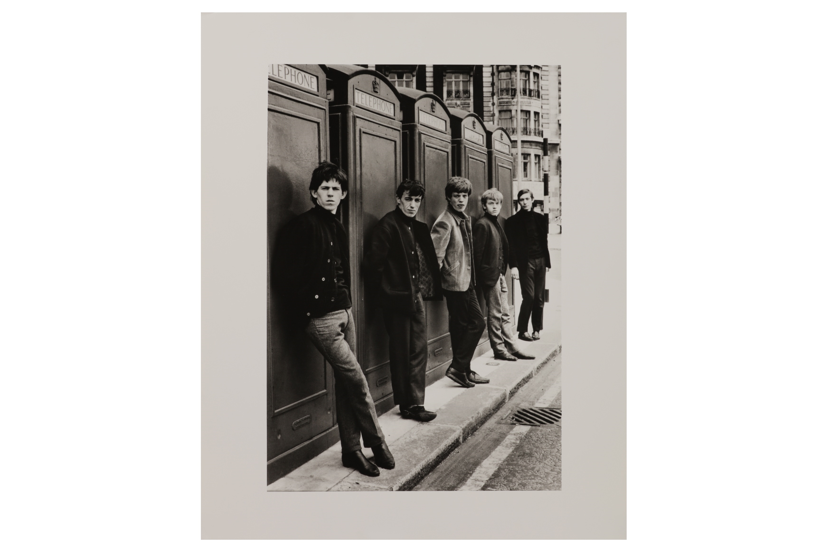 Artwork by Philip Townsend, THE ROLLING STONES - FIRST TIME 1963, Made of silver gelatin print