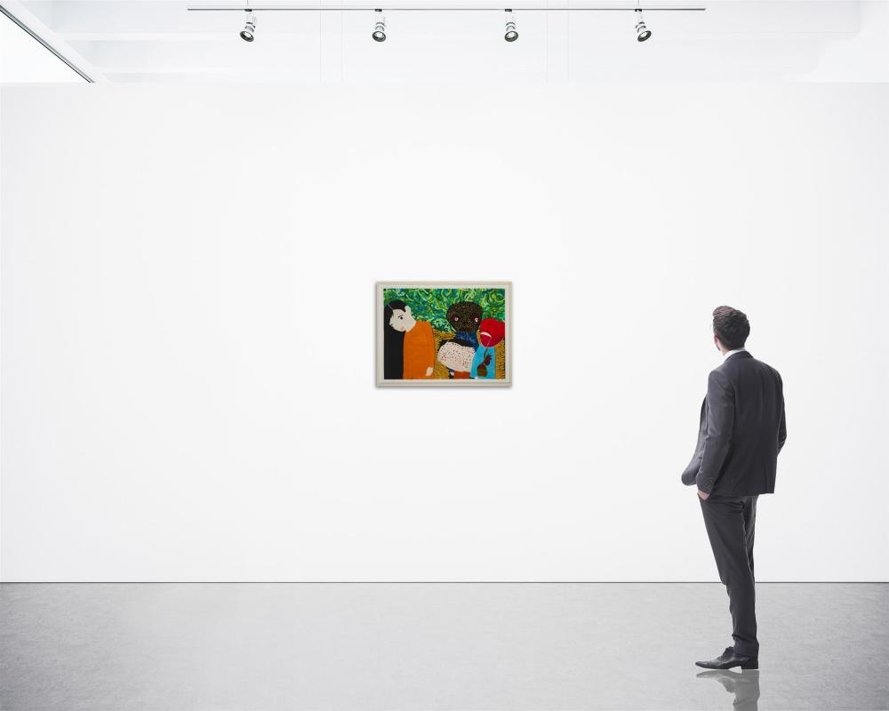 Artwork by Neil Farber, Untitled, Made of Color inks and acrylic gel