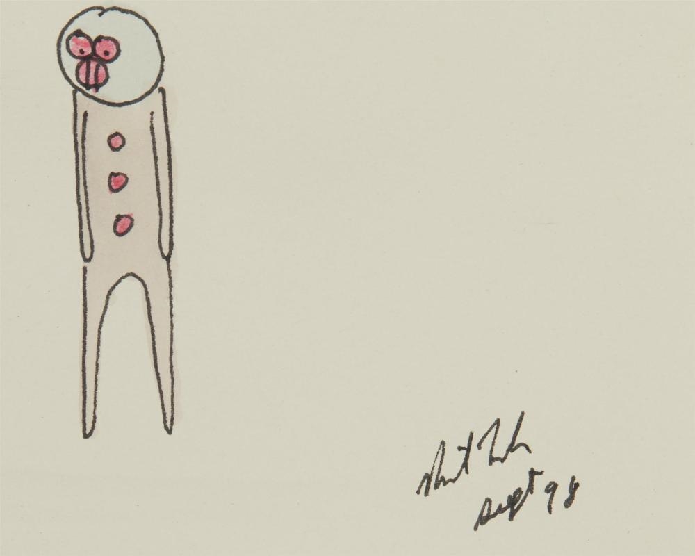 Artwork by Neil Farber, "Untitled,", Made of watercolor on paper under Plexiglas