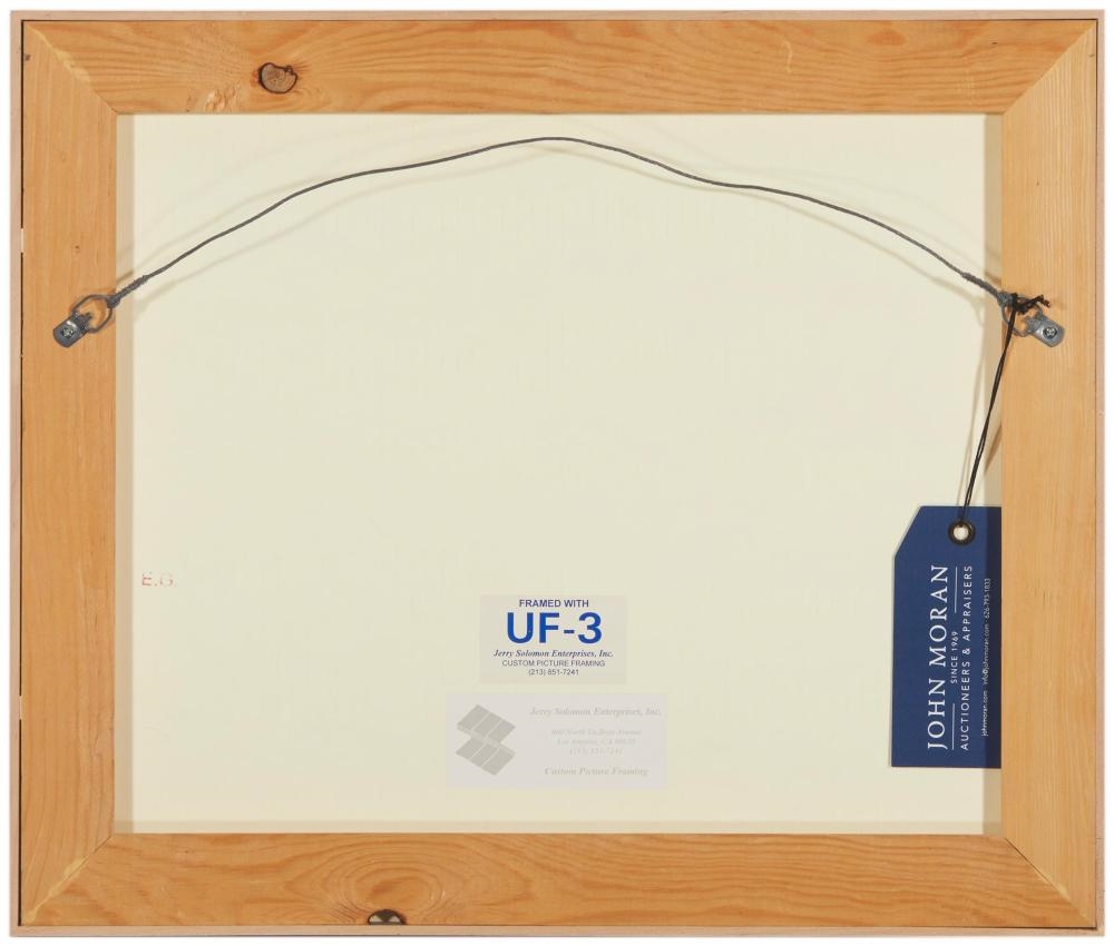 Artwork by Neil Farber, "Untitled,", Made of watercolor on paper under Plexiglas