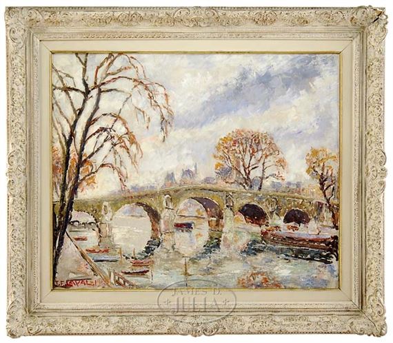 BRIDGE OF ARCHES by Fernand Laval, 1954