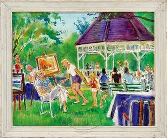 HALLOWELL MAINE ART SHOW - Raymond White Skofield