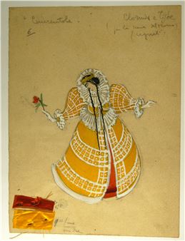 Costume teatrale per la Cenerentola - Virgilio Marchi