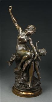 Group of mother and child - Jules Alfred Alexander Dercheu