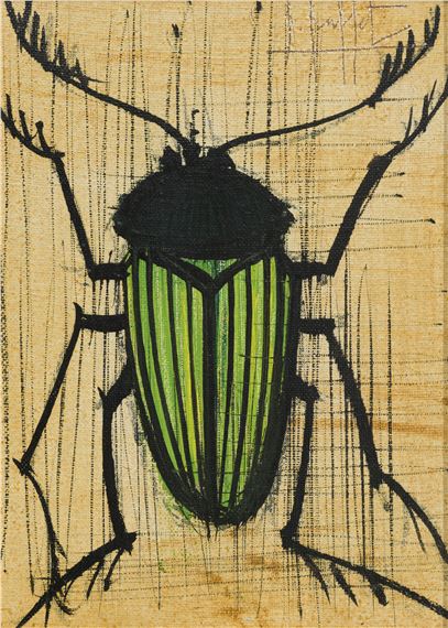 Bernard Buffet、ベルナール・ビュフェ【La Coccinelle】 Place-des-Arts - Bernard BUFFET : BL serie 46 - Coccinelle