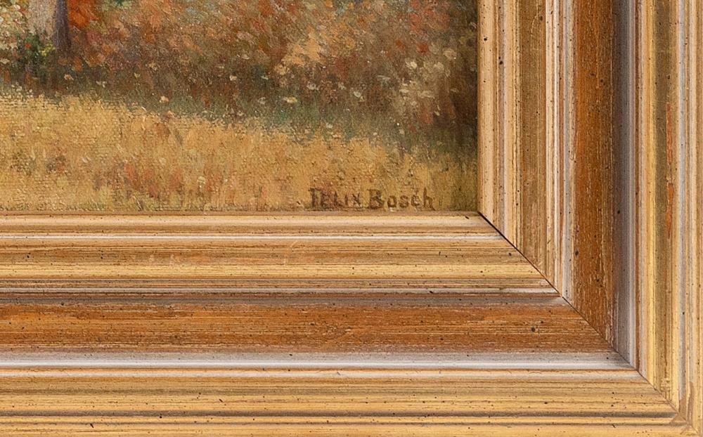 Artwork by Felix Bosch, Autumnal landscape., Made of Oil on canvas