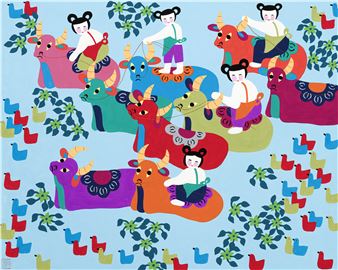 Daily life scenes - Chen Fulin