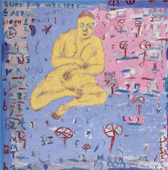 Tuesday Wednesday by Arpita Singh, 1996