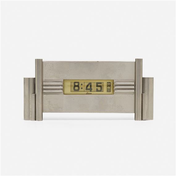 Table clock, model 206 by Kem Weber, 1934