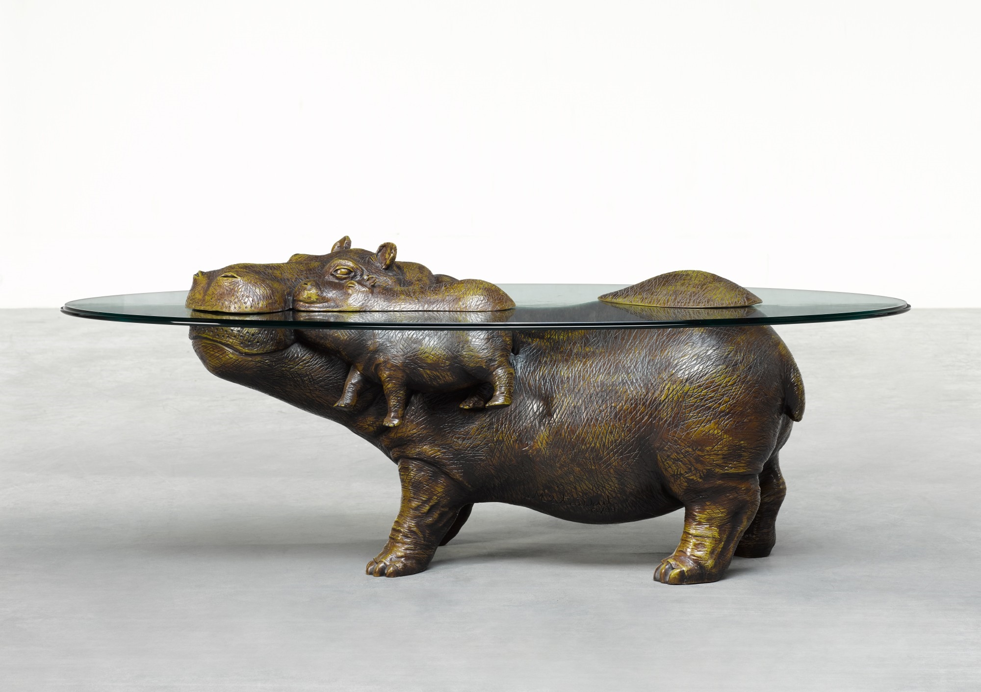 Mark Stoddart Childhood Hippo Coffee Table MutualArt