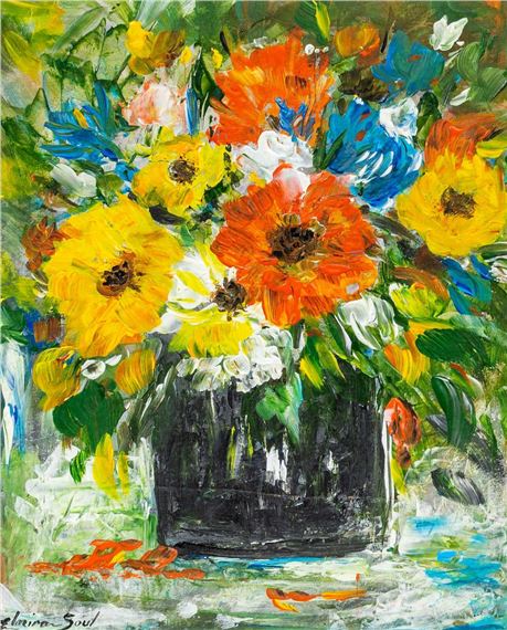 Still Life Flowers by Elmira Soul