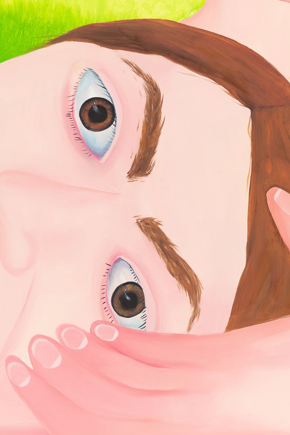 Artwork by Karolina Jabłońska, Headless Self-Portrait, Made of oil/canvas