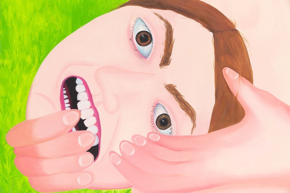 Artwork by Karolina Jabłońska, Headless Self-Portrait, Made of oil/canvas