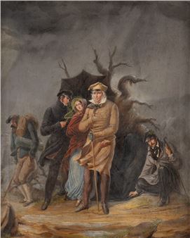 Family portrait Kummer-Hoßfeld - Johann Friedrich Hossfeld