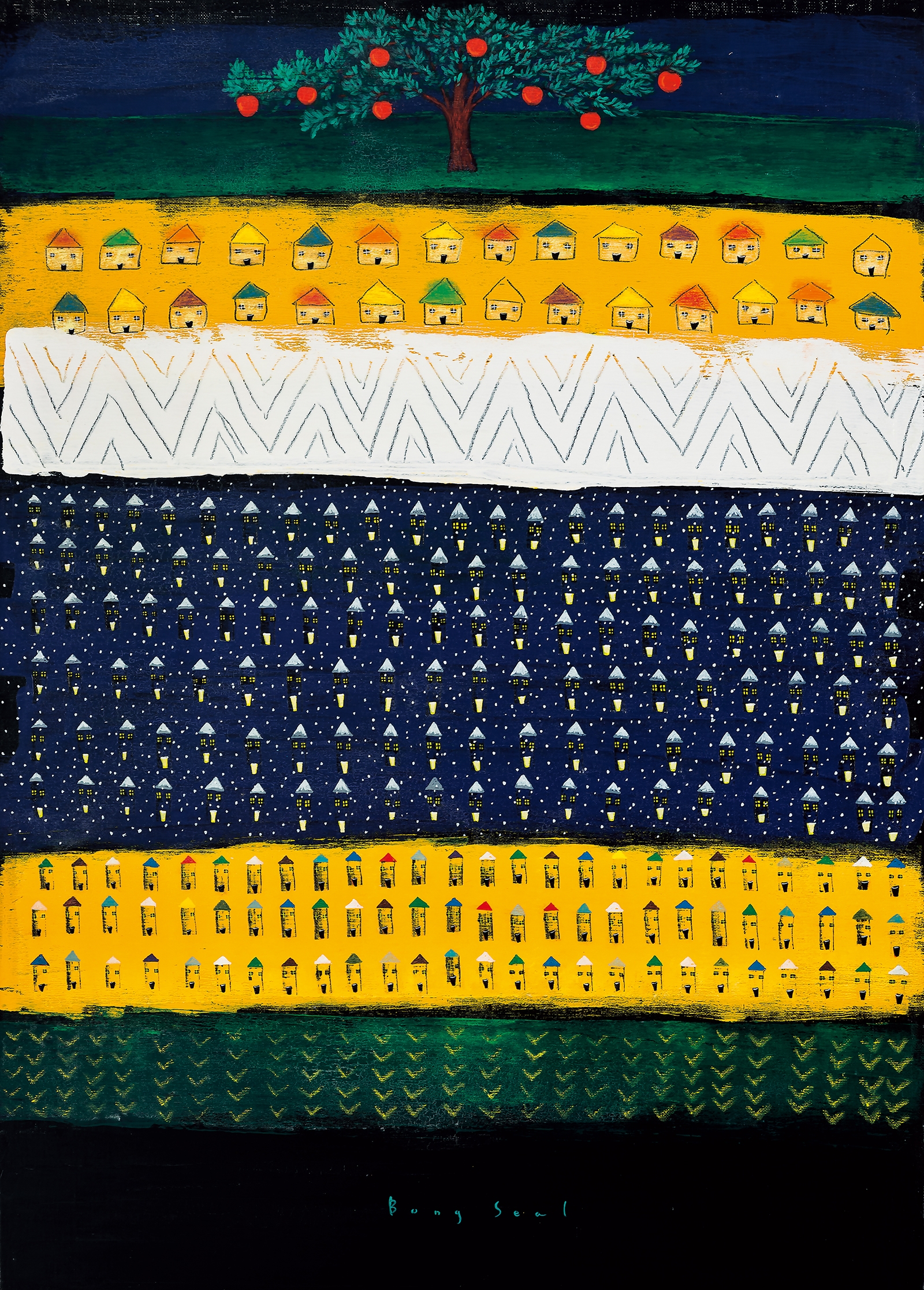 Artwork by Goh Chaboon, Fruit, Made of acrylic on canvas