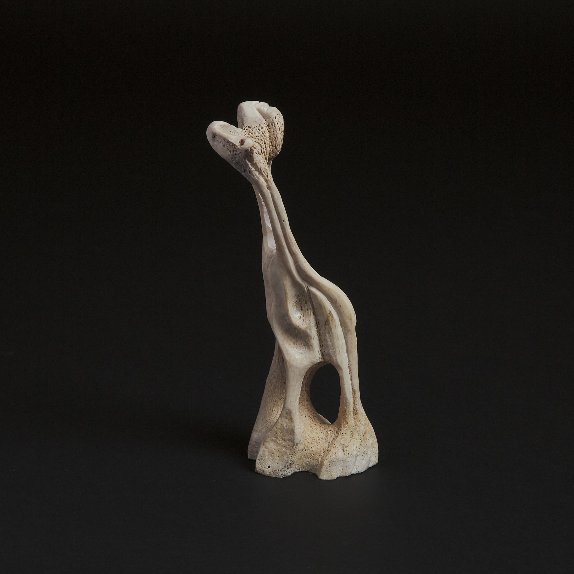 Artwork by Alex Alikashuak, SPIRITS, Made of bone