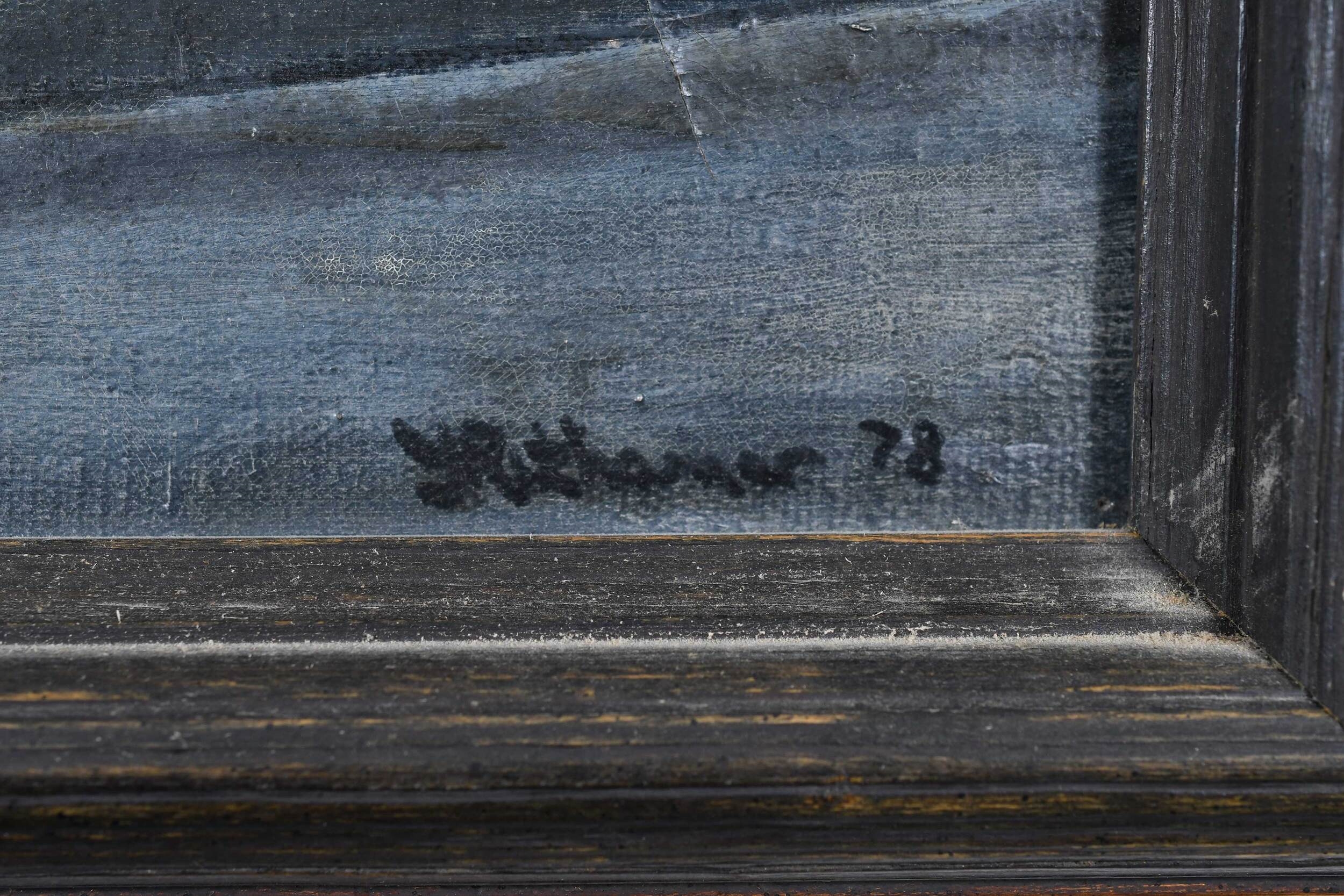 Artwork by Jan Rithamer, Rooftop Vents, Made of oil on canvas