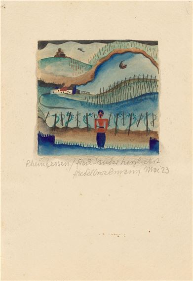 ”Rheinhessen” / Cliff, sun, sea, boat.