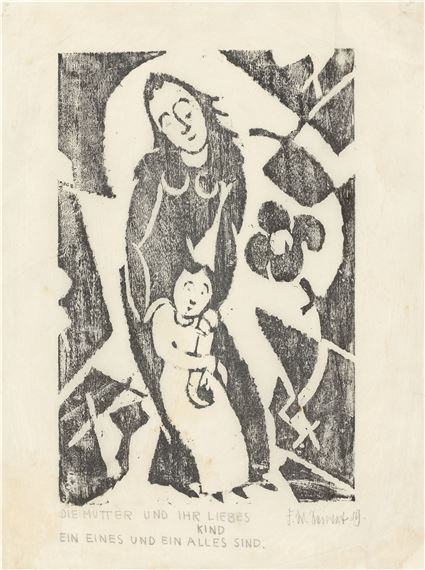 ”Die Mutter und ihr liebes Kind ein Eines und ein Alles sind”.